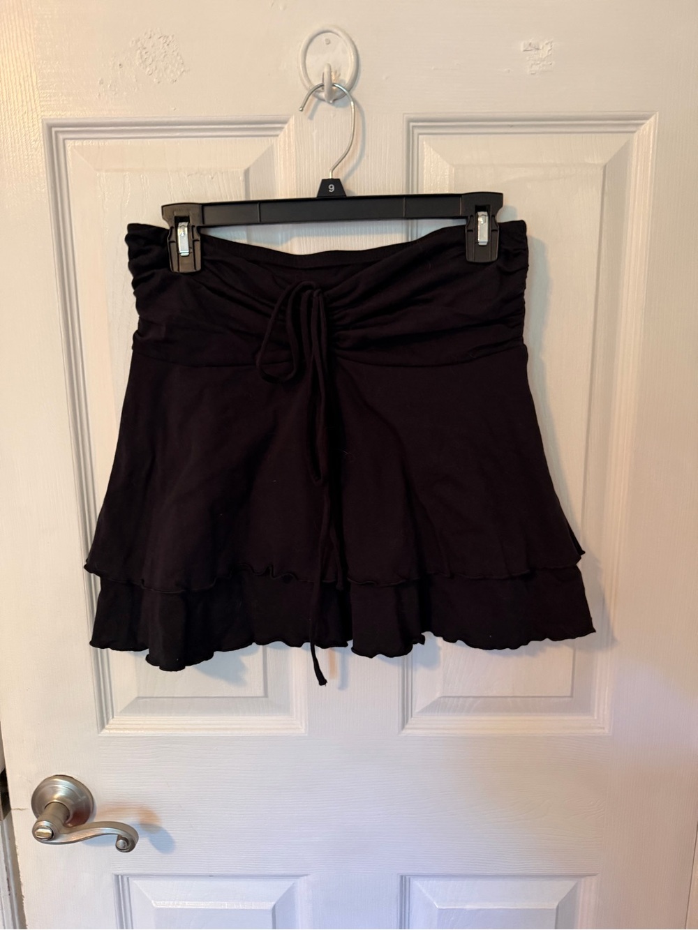 wild fable black tiered skirt